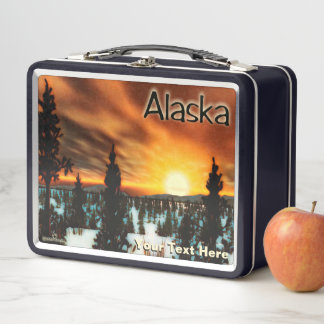 Taiga Sun - Alaska Metal Lunch Box