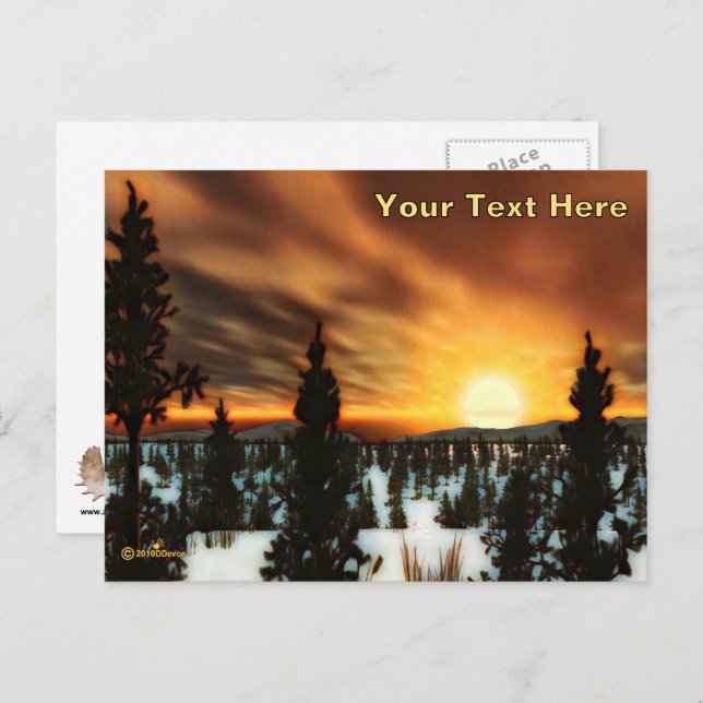 Taiga Sun Postcard (Front/Back)
