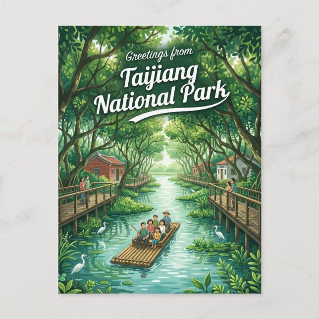 Taijiang National Park Taiwan Postcard (Front)