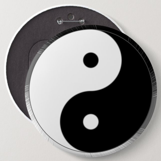 Taijitu Button (Front & Back)