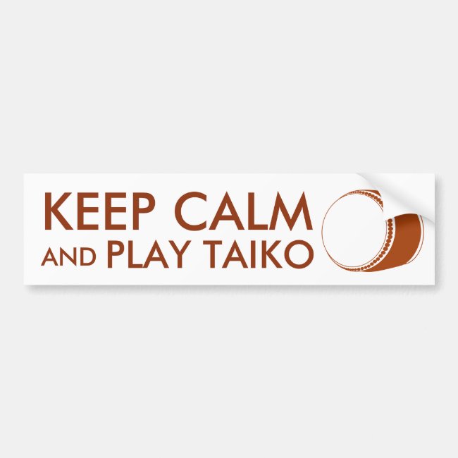 Taiko Gifts Keep Calm and Play Taiko Drum Custom