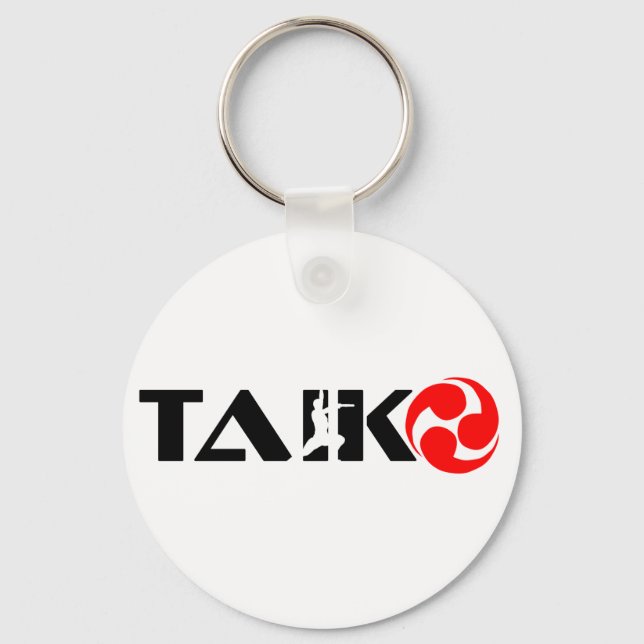 Taiko Guy (Design 1) Keychain (Front)