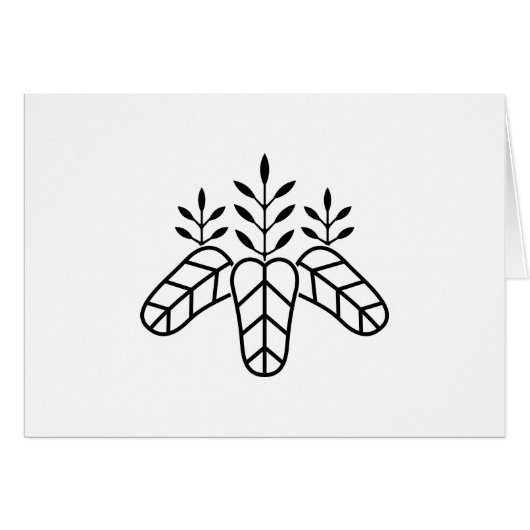 Taiko paulownia cards (Front Horizontal)