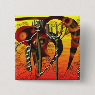 Tail and tridents button