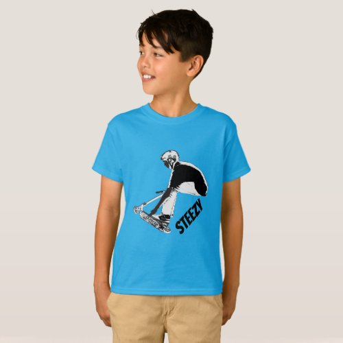 Tail_Grab _ Stunt Scooter Trick T_Shirt