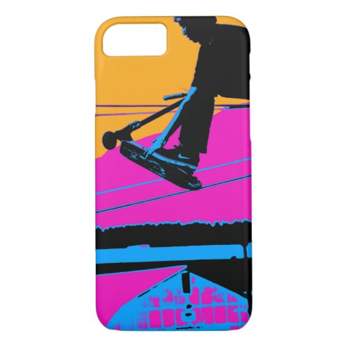 Tail Grabbing High Flying Scooter iPhone 87 Case