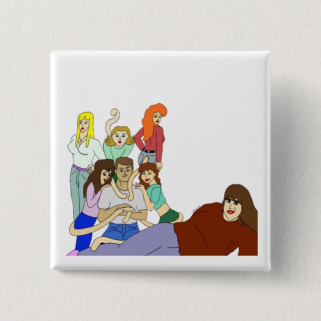 Tail harem  button (Front)