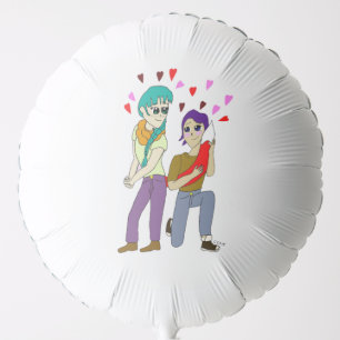 tail love balloon