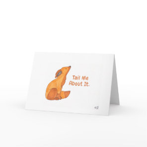 Tail Me About It Card