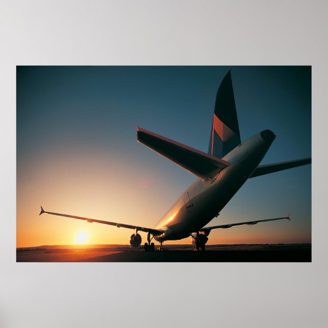 Tail of Rising Sun - Airbus A320 Poster (Front)