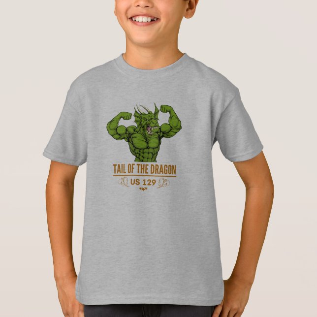 Tail of the Dragon Deals Gap Motorcycle road gifts T-Shirt (Front)