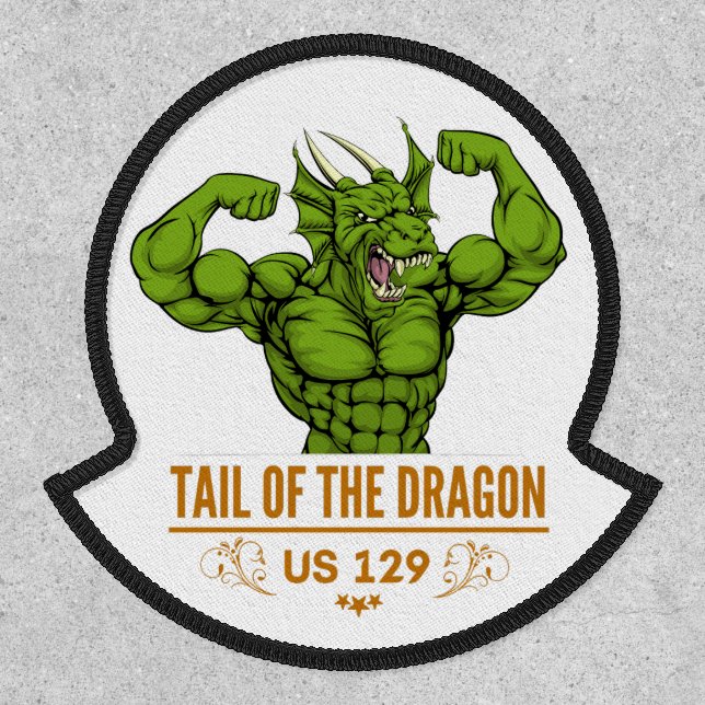 Tail of the Dragon Deals Gap Motorcycle road trip  Patch (Front)