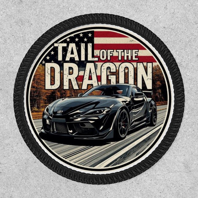 Tail of the Dragon Deals Gap sports car road trip  Patch (Front)