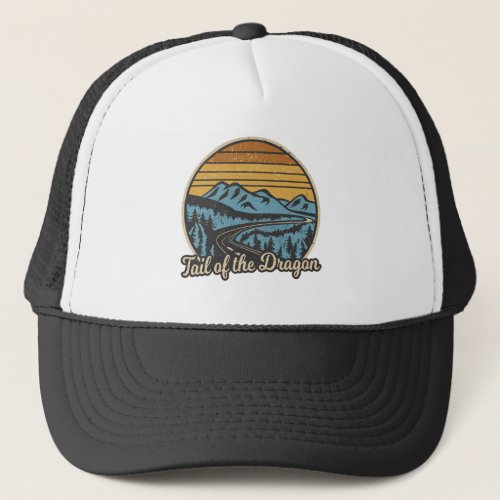 Tail Of The Dragon Retro Trucker Hat