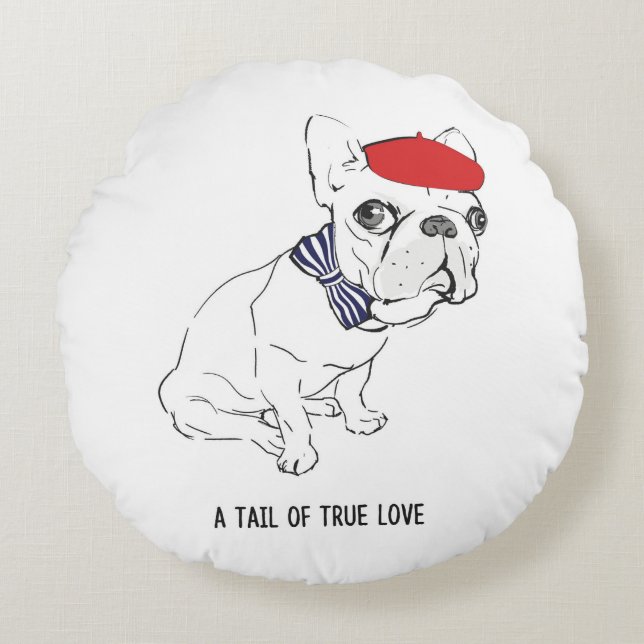 "Tail of True Love" Pillow (Front)