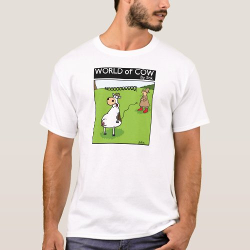 Tail Pull Cow T_Shirt