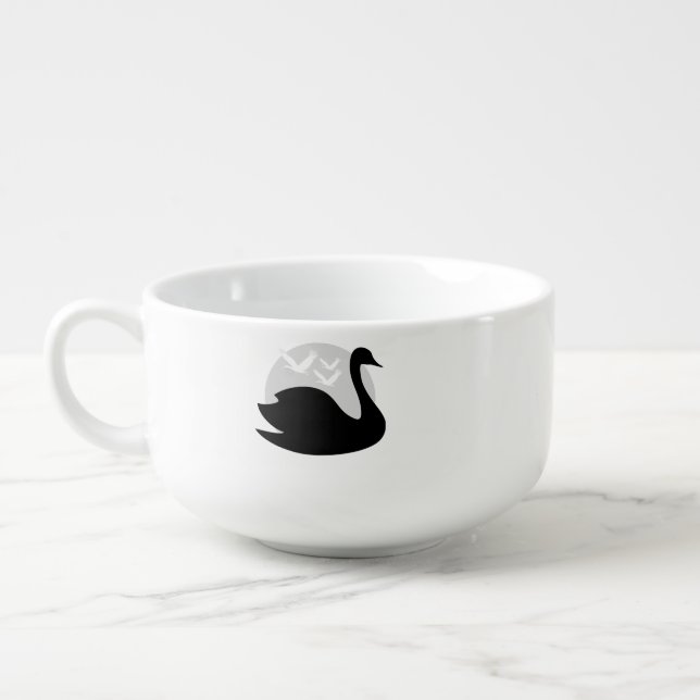tail risk for black soup mug (Right)