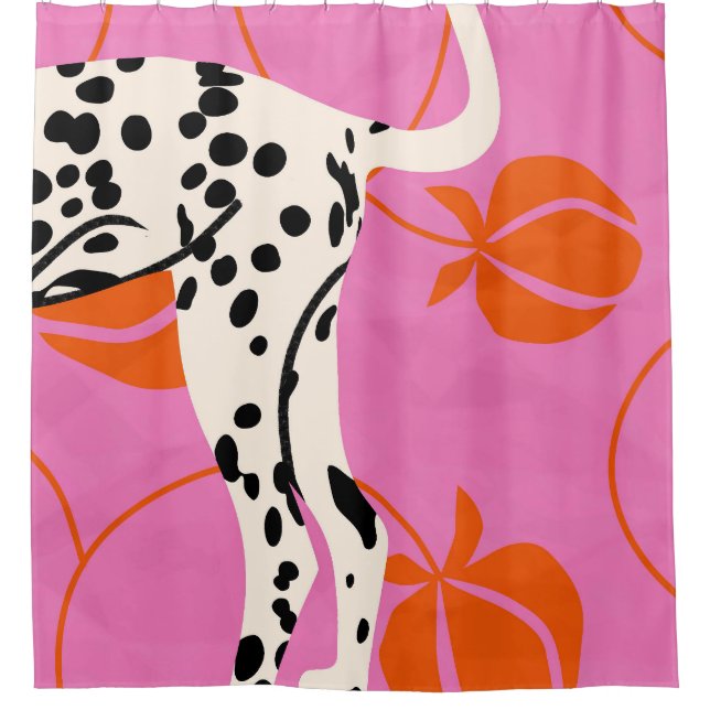 Tail & Texture Shower Curtain (Front)