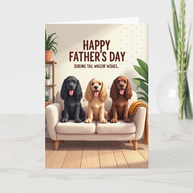 Tail Waggin Fathers Day Card (Front)