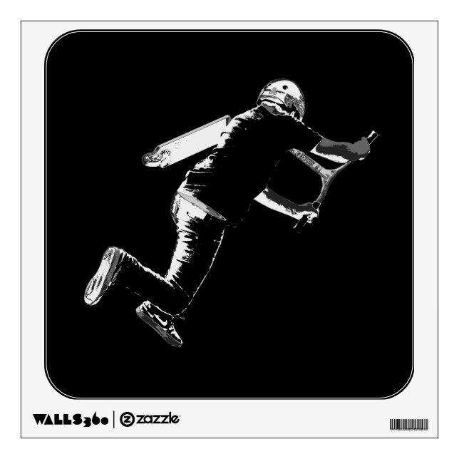 Tail-whip - Stunt Scooter Trick Wall Sticker (Front)