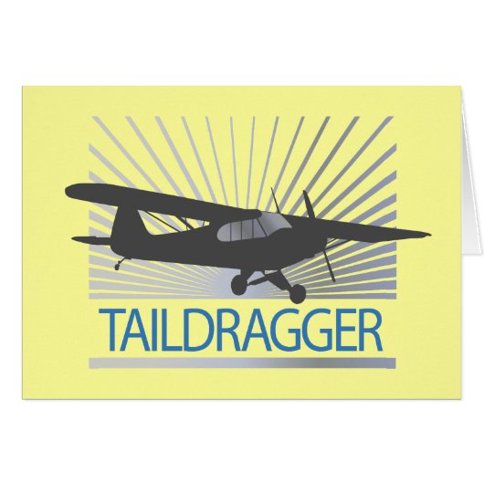 Taildragger Airplane (Front Horizontal)