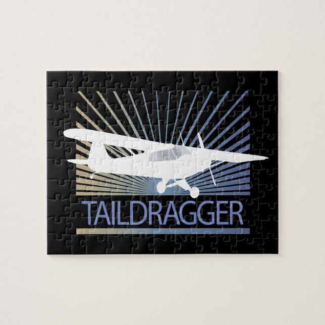 Taildragger Airplane Jigsaw Puzzle (Horizontal)