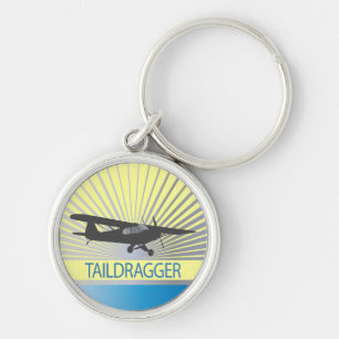 Taildragger Airplane Keychain