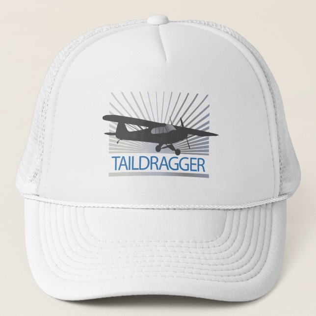Taildragger Airplane Trucker Hat (Front)