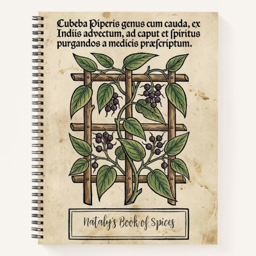 Tailed Pepper: Medieval Cubeb Botanical Notebook