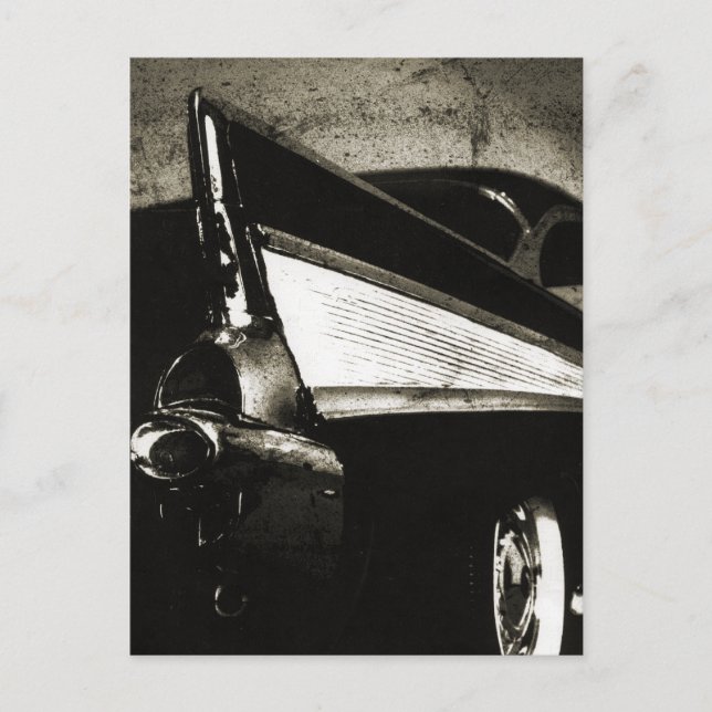 Tailfins - 1957 Chevy Postcard (Front)