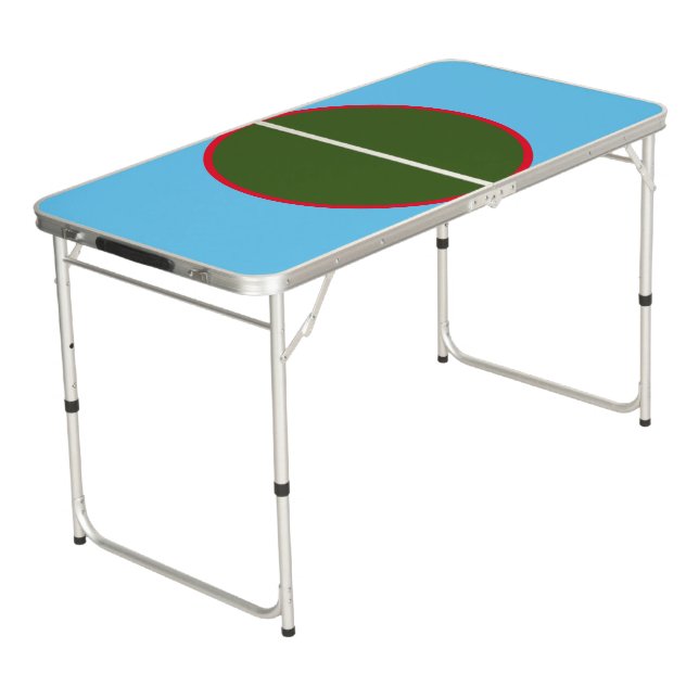 Tailgate Beer Pong Table  (Angled)