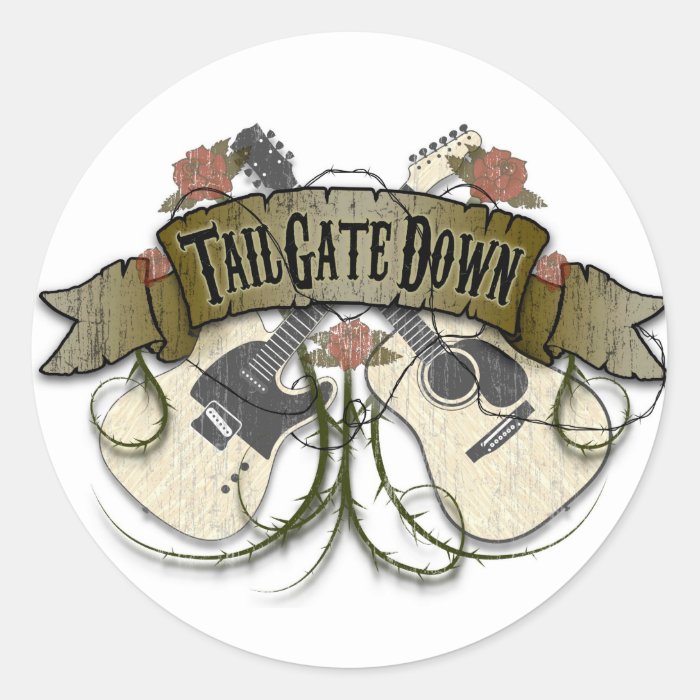 Tailgate Down Stickers