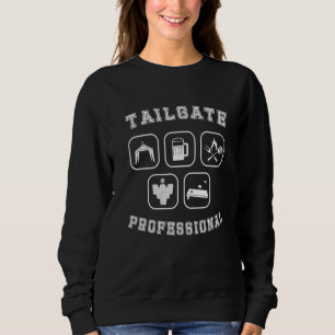 Tailgate Football Beer Pong Party Barbecue Cornhol Sweatshirt