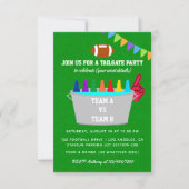 Tailgate Football Match Party Invite (Front)