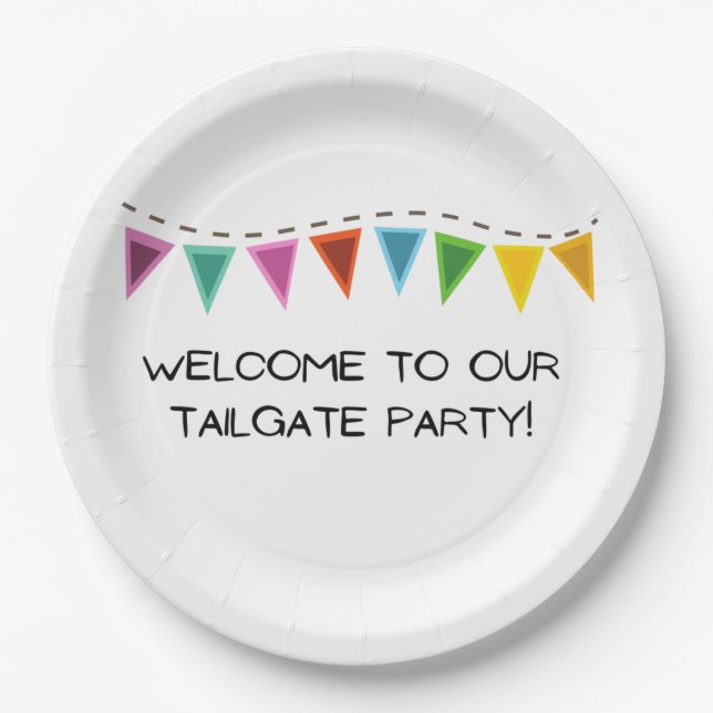 Tailgate Paper Plates (Front)