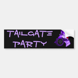 Tailgate Party Bumper Sticker