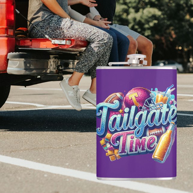 Tailgate Time Flask (Tailgate Time Collection - Gift Ideas)