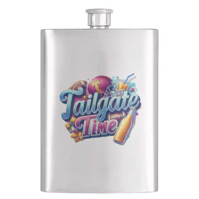 Tailgate Time Flask (Front)