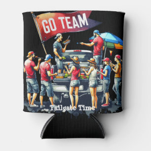 Tailgate Time Go Team Custom Can Cooler