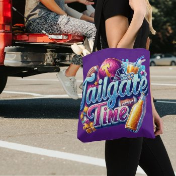 Tailgate Time  Tote Bag by RODEODAYS at Zazzle