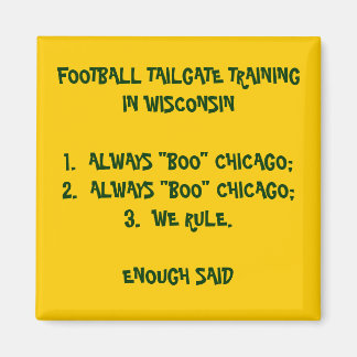 TAILGATE TRAINING IN WISCONSIN MAGNET