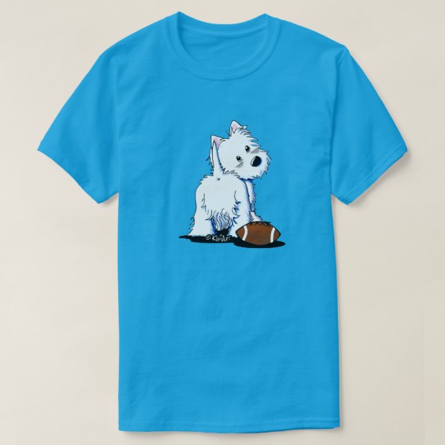 Tailgate Westie  T-Shirt (Design Front)