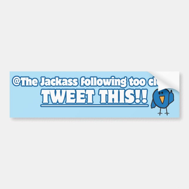 tailgater-bumper sticker (Front)