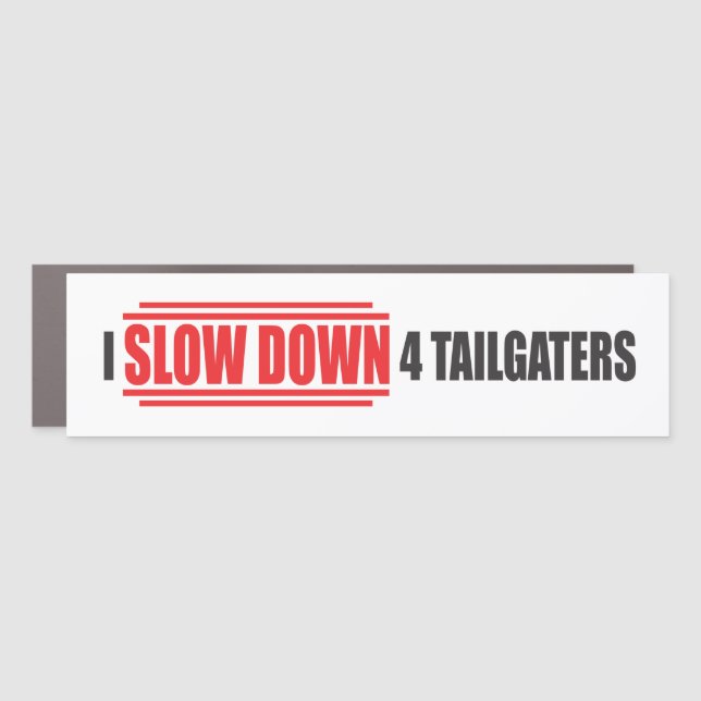 Tailgaters Car Magnet (Front)