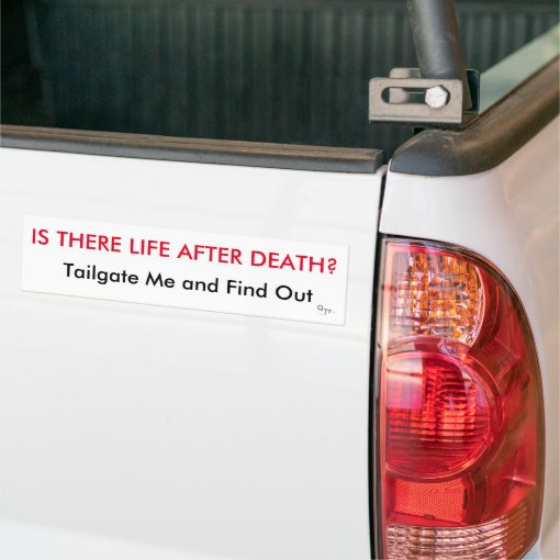 Tailgating Bumper Sticker Zazzle