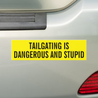 Danger You Are An Idiot Sign Warning Car Bumper Sticker Decal 6 x 4