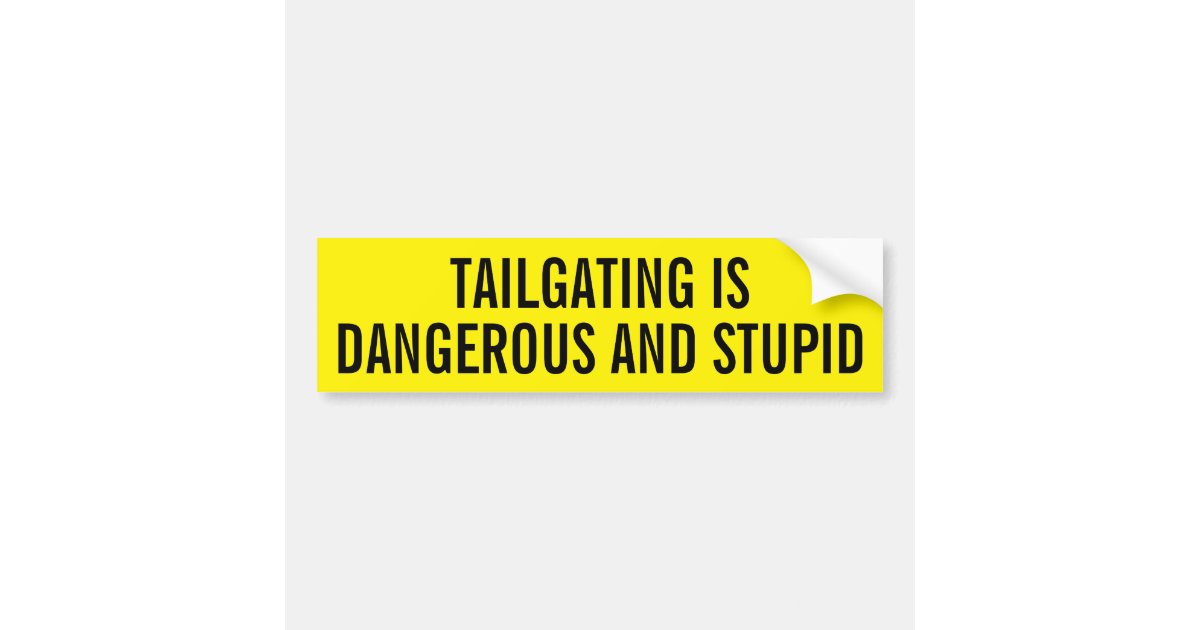Danger You Are An Idiot Sign Warning Car Bumper Sticker Decal 6 x 4
