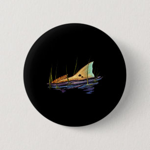 Tailing Redfish Red Drum Fish Shirt Redfish Tail  Button