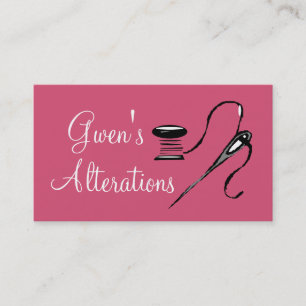 Tailor, Alterations, Tailoring, Seamstress, Tailor Business Card