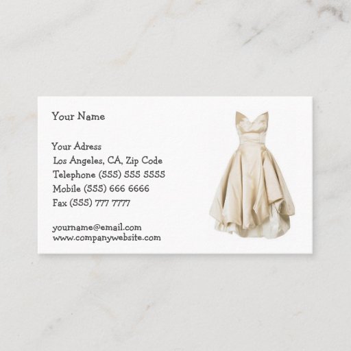 Customizable Tailor Business Card
